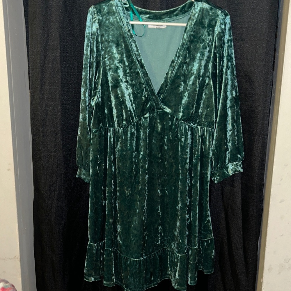 Motherhood Teal Dress